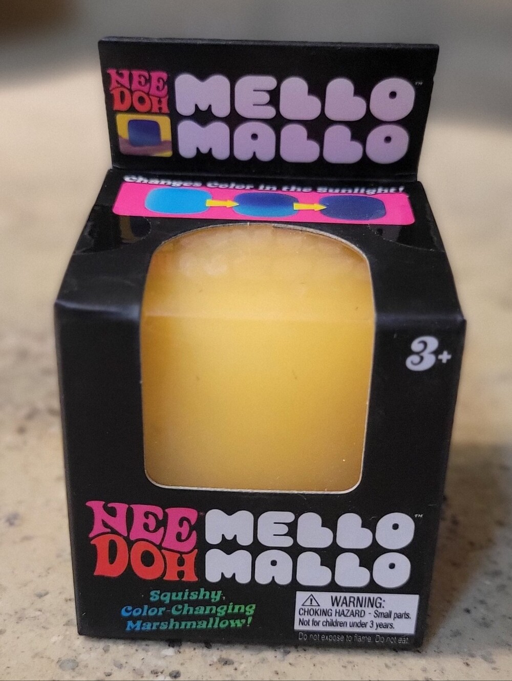 NeeDoh Mello Mallo Color Changing Marshmallow Squishy New in Box Authentic
